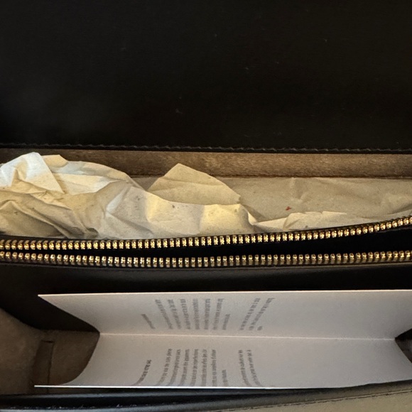 Ateliers Auguste Black Crossbody Bag with Gold Accent NEW - Picture 10 of 16